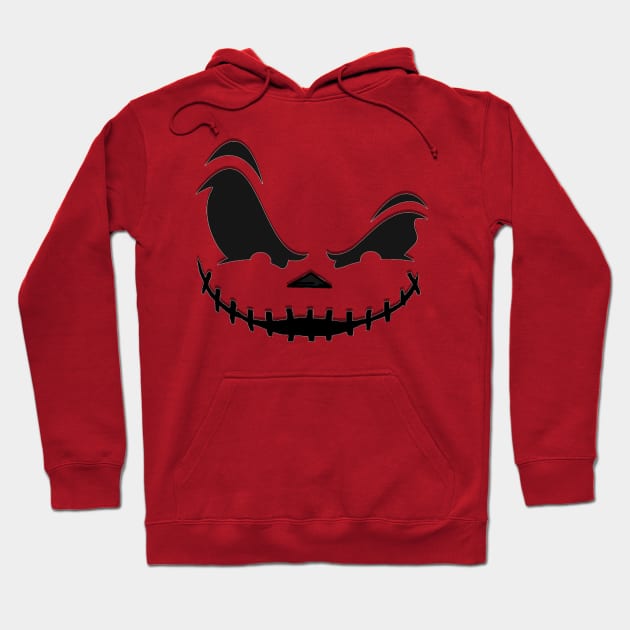 Halloween Pumpkin face Hoodie by TonTomDesignz